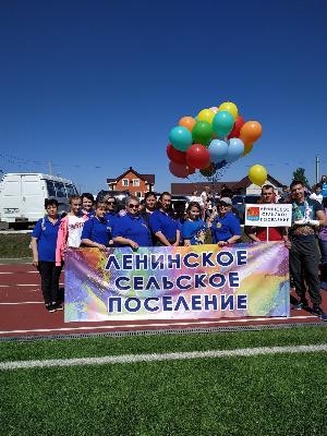 Сельское поселение Ленинский сельсовет приняло активное участие в спартакиаде трудящихся  . 